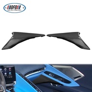 7C1J On Sale  Dry Carbon Fiber Interior Door Panel Decor Cover Trim for Corvette C8 2020+