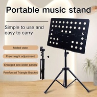 Music Sheet Stand Portable Lyrics Stand Heavy Duty Music Accessories Adjustable Folding Music Stand