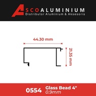 aluminium glassbead profile 0554 kusen 4 inch zvbxjg 2114qi