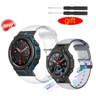 amazfit t rex  T-rex pro strap Soft TPU transparent strap sports Wristband huami amazfit trex strap 