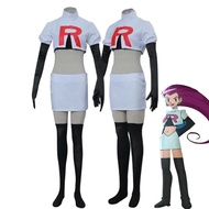 Anime Team Rocket Jessie Musashi James Kojirou Halloween Cosplay Costume Full Set Game Anime Accesso