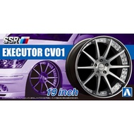 Car Model 1/24 Aoshima 19 Inch Wheel - SSR Executor CV01 Plamo Modelkit Sport Rims