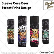 Case Sleeve Leather Bear Street Style Design for x~Iluma~One~x
