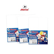 HORSE (HORSE Brand) A4 Multipurpose Sticker 4 Compartments Parcel Cover (With 4 Die-Cut Marks/Sheet)