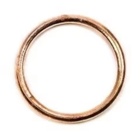 38.5*46.5*4 Moto Copper Plated Exhaust Pipe Gasket For Kawasaki KLE500A/B 1991-2008S3/400 Mach2 1974