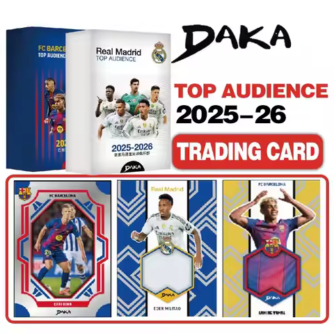 Daka Messi Mbappe Yamal Football Collection Card 2025-2026 Real Madrid Barcelona Manchester Juventus