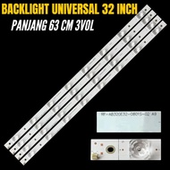 MODIFIED UNIVERSAL LED TV BACKLIGHT 32 INCH 8LED 3VOL LENGTH 63CM