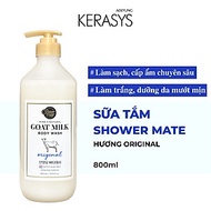 Sữa tắm cao cấp Hàn Quốc Aekyung Showermate Goatmilk Original (Dưỡng ẩm, trắng da - Hương phấn) 800m