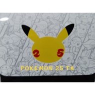 Pokemon card 25 years.