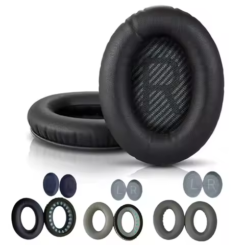 Replacement Ear Pads for BOSE QC35 QC45 for QuietComfort 45 35 & 35 II Headphone Memory Foam Ear Cus