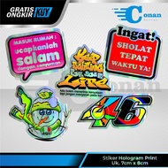Conan Decal Sticker -Stiker Helm Lost Decal Bagong – Conan Design Sticker