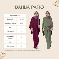 DAHLIA PARIO SET IRONLESS BY WANSYAHIRA