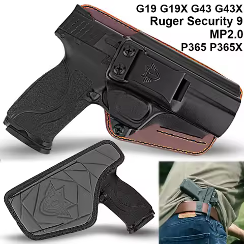 G19 G19X G43 G43X Holster Tactical Quick Draw IWB Holster Gun Concealed Carry Holder Pistol Case for
