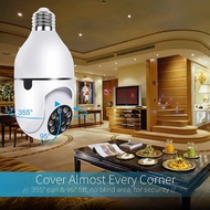 CCTV Outdoor Wireless Home Camera CCTV Wifi 360 Degrees PTZ Panoramic IP Camera with two way Audio E27 Bulb CCTV V380