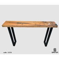 A318. Chengal Emas Solid Wood Bar Table / Console Table