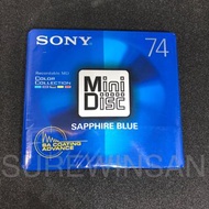 💽 [音響錄音配件] 100% 全新未開封 SONY Color Collection Sapphire Blue 74分鐘 錄音用MD碟 Recordable MD Mini Disc  Minidisc MD Disc 74mins SA Coating Advance