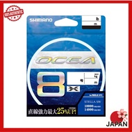 SHIMANO Ocea 8 Line, 400m, Size 3.0, 5 Colors, Model LD-A81S, Fishing Line Size 3