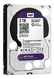 Western Digital 2TB WD Purple Surveillance Internal Hard Drive HDD - SATA 6 Gb/s, 64 MB Cache, 3.5" 