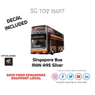 [DECAL] Singapore Bus MAN A95 Silver (969) - Customized