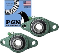 PGN - UCFL204-12 Pillow Block Flange Mounted Bearing 3/4" Inch Bore (2 PCS)