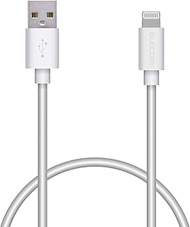 Elecom MPA-UALA05WH Lightning Cable, Lightning to iPhone Charging Cable, Standard [Compatible with i