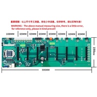 B85 Riserless Motherboard 8 GPUs Slots