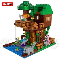 Mycraft My World Tree House Creative Toys Small Particle Building Blocks Children's Gifts [B0205]