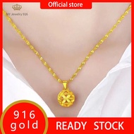 【100% Original】emas 916 Original Lelong Charm Gold 916 Emas Korea Cop 916 Original 916 Gold Necklace