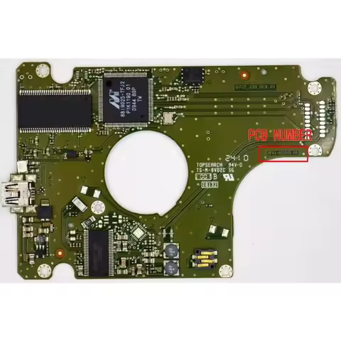SA notebook hard disk circuit board / BF41-00300A M7U2_339_REV.01 ROO / HM321HI, HX321HX, HM641JX HM
