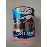 LSC Gloss Paint 1L / Cat Minyak / Cat Besi / Cat Kayu 1 Liter