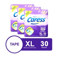 Caress Basic Adult Diaper XL 10s x 3