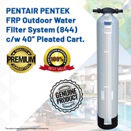 PENTAIR FRP844GL40 Outdoor Water Filter System (844) c/w PENTAIR 5PP40 40inch Pleated Cartridge (was