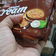 PCA 189GR - ROMA COCONUT CREAM CHOCOLATE COCONUT SANDWICH BISCUITS/ 314005 Atayatoko