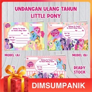 Little Pony Pony Pony Pony Birthday Card Invitation Birthday Invitation