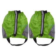Outdoor Leg Gaiter Snow Boot Gaiter Outdoor Hiking Climbing Skiing Leg Gaiter with Reflective Strip 