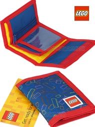 กระเป๋าใส่เหรียญ LEGO สำหรับเด็กชาย กระเป๋าใส่บัตร กระเป๋าใส่เหรียญแบบมีช่องแยกใส่ของสำหรับนักเรียนช