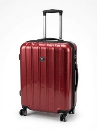 Delsey 26吋 紅色硬殼四輪行李箱 Luggage 二手輪子健康度：99.9%