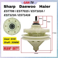 Heavy Duty Sharp EST708 EST7015 EST1016 EST1416 EST1216 9X9 30MM Semi Auto Gearbox 6-8KG (2240) ANTV