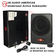 VE-AUDIO AMERICAN Underseat Active Subwoofer BOX 10 INCH (AAA) (8 WOOFER A6-10SU)