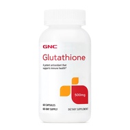 USA GNC Glutathione 500mg 60 Capsules Whiten Skin Anti Aging