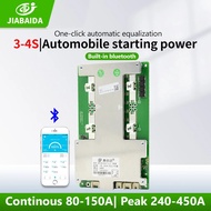 JBD Smart BMS 4S 12V Lifepo4 100A 150A 200A JIABAIDA BMS Bluetooth Balance Uart Heating Function