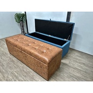 VC 120cm STORAGE BENCH CHAIR LONG STOOL HOME LIVING