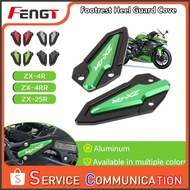 Motorcycle Footrest Heel Guard Cove Rearsets Foot Rest Peg Protector For KAWASAKI ZX-4R ZX-4RR ZX-25