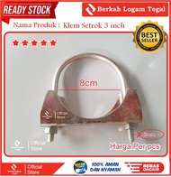 KLEM PIPA BESI U 3" inch | KLEM KNALPOT PENJEPIT PIPA U CLAMP BOLT