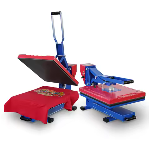New 16x20 Heat Press Machines Vertical Heat Platen Slide-Out T-shirt Threadable for T Shirt and Subl