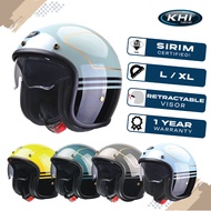 KHI RD02 retro classic motorcycle helmet | Sirim JPJ Approved helmet classic motor