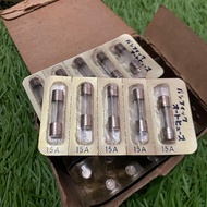 PACIFIC 15 AMPER FUSE 15AMP TUBE FUSE
