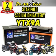 STAR POLO YTX9A SODIUM ION Battery Bateri Motor Batteri TLR 200 VTS200 ELEGAN KTM RC125 PULSAR NS200
