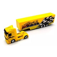 Welly 1-87  SCANIA V8 BP OIL Tanker Truck  Mercedes Container Trailer Diecast Car Model