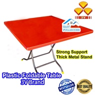 3V STRONG Foldable Plastic Table 3'x3' / Dinner Table / Mamak Hawker table/ Meja Lipat Plastik / Mej